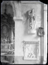 Statue de l'archange Saint-Michel de l'église de Dampsmesnil (Eure).