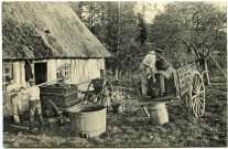 Divers. En Normandie. - Le Cidre, la mise en Tonnelle.