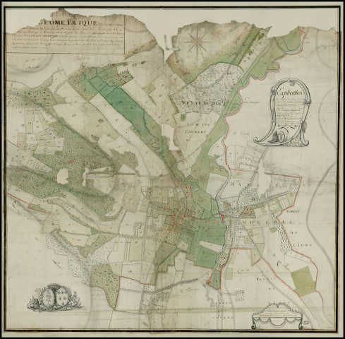 Vascoeuil - "Première partie du plan géométrique de Vascœuil, Saint-Denis-le-Thibout, Ry, Grainville-sur-Ry et Saint-Agnen". *
