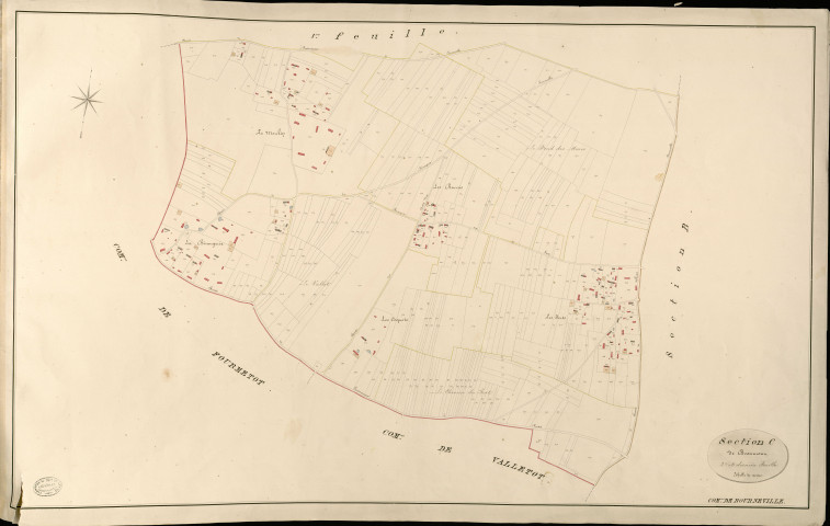 Bourneville. Section C _ de Beaumont _ 2e et dernière Feuille