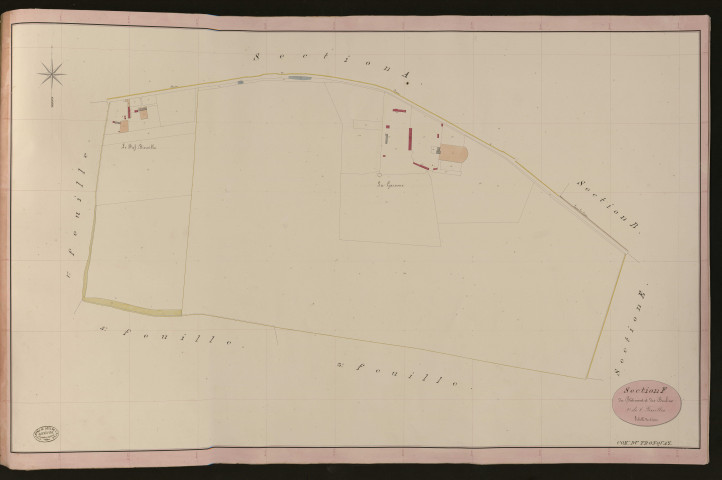 Tronquay (Le). Section F _ du Bâtiment et des Brulins _ 2e de 6 Feuilles