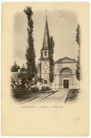 Acquigny. L'église.