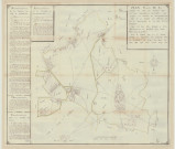 Lilly - "Plan visuel de la paroisse de Lilly, des hameaux …en dépendant et Bosquentin". *