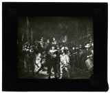 Ryjkmuseum d'Amsterdam (Pays-Bas), tableau de Rembrandt « La Ronde de nuit ».