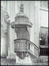 Chaire de l'église de Saint-Maclou de Rouen (Seine-Maritime).
