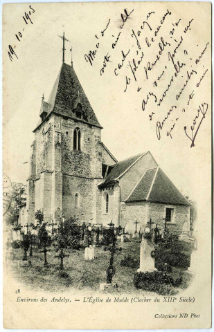 Andelys (Les). Le Grrand Andely - Les bords du Gambon.