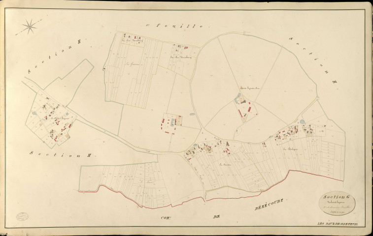 Baux-de-Breteuil (Les). Section G _ de Sainte Suzanne _ 2e et dernière Feuille