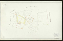 Chamblac (Le). Section A _ de l'église _ 1ère de 2 feuilles _ Echelle de 1 à 2500.