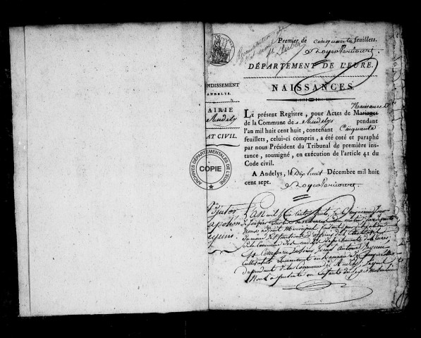 N (1808-1822)