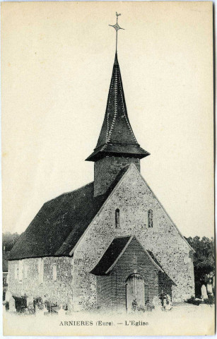 Arnières-sur-Iton. L'Église.