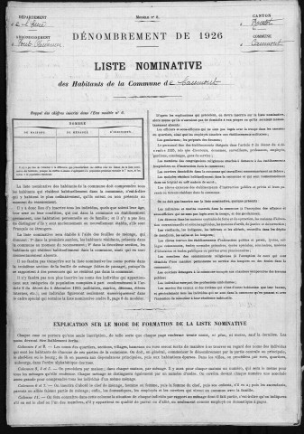 CAUMONT 1926