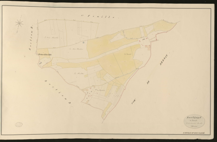 Saint-Nicolas-du-Bosc-l'Abbé. Section C _ du Voisnard _ 2e et dernière Feuille