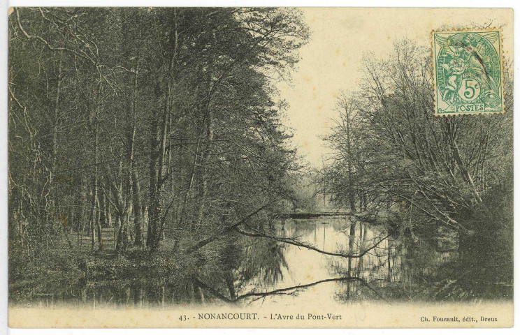 Nonancourt. L'Avre du Pont-Vert.