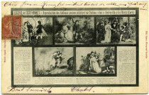 Amfreville-sous-les-Monts. Légende des deux amants. - Reproduction des tableaux anciens existant au Château situé à Amfreville-s-les-Monts (Eure).