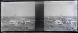 Vue générale de la ville d'Adana (Turquie) au bord du Seyhan (notice PA).