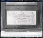 Bas-relief en bois peint du rétable de Jesus, représentant la Circoncision dans l'église Saint-Pierre-aux-Liens, de la Neuve-Grange (Eure).