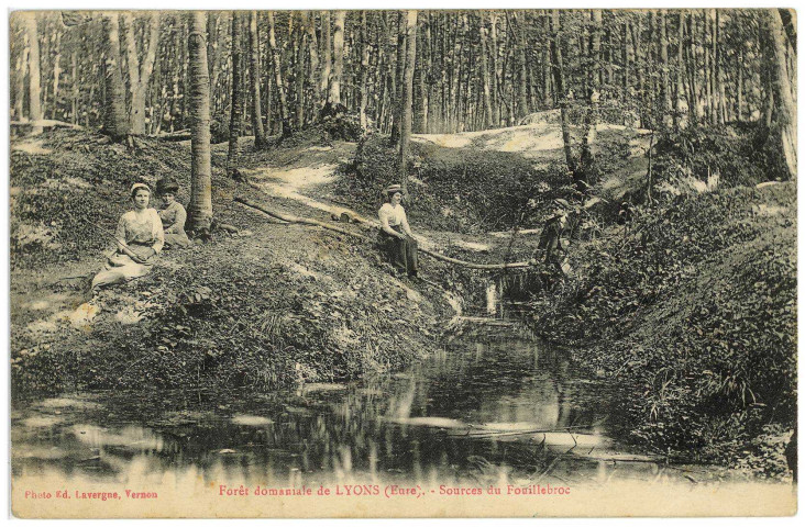 Lyons-la-Forêt. Forêt domaniale de Lyons (Eure). - Sources du Fouillebroc.