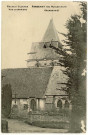 Ambenay. Eglise et clocher. Vue de derrière.