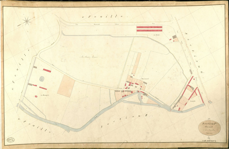 Evreux. Section F _ d'Harrouard _ 1re de 5 Feuilles