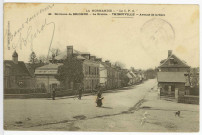 Fontaine-la-Soret. La Rivière Thibouville Avenue de la Gare.