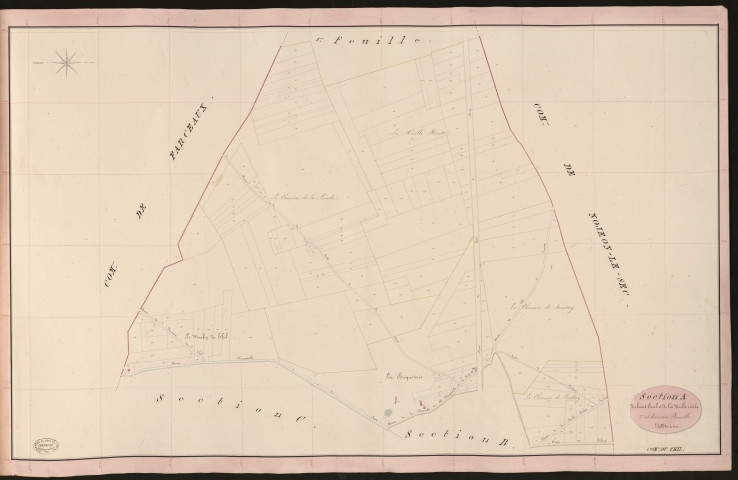 Thil-en-Vexin (Le). Section A _ du haut Cruel et de la Vielle route _ 2e et dernière Feuille