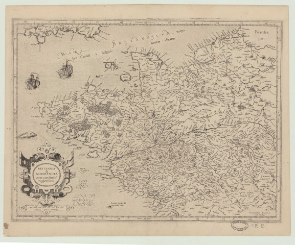 Carte de Britania et Normandia