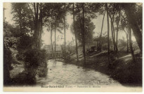 Bézu-Saint-Eloi. Passerelle du Moulin.
