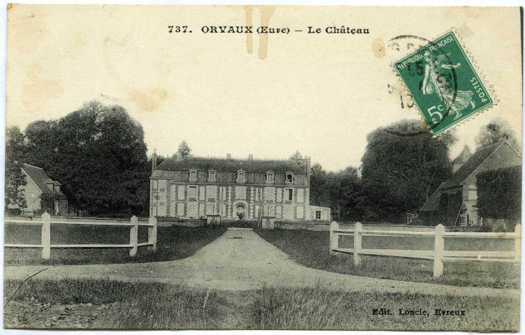 Orvaux. Le Château.