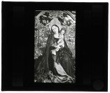 Musée de Colmar (Haut-Rhin), tableau de Martin Schongauer « La Vierge au buisson de roses ».
