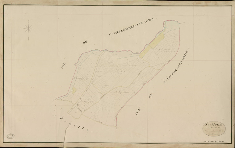 Armentières-sur-Avre. Section A _ du Bois Massot _ 2e et dernière Feuille