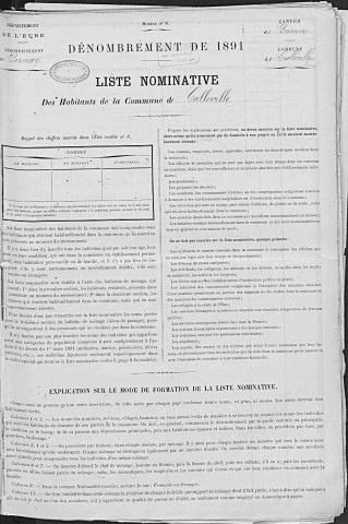 CALLEVILLE 1891