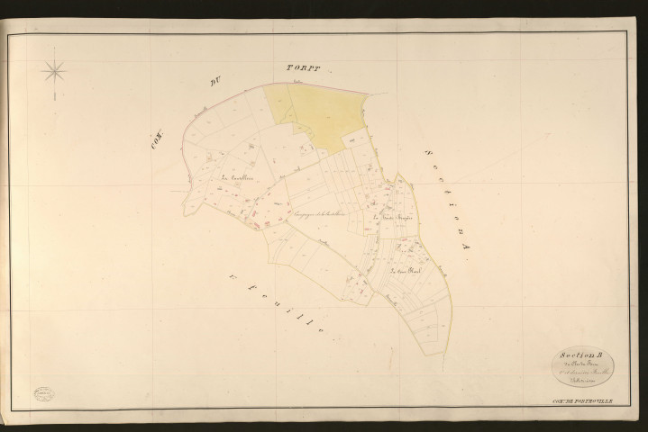 Fort-Moville. Section B _ du Clos du Fort _ 2e et dernière Feuille