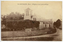 Saussaye (La). L'Eglise et son puits antique.