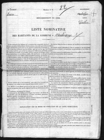 AUBEVOYE 1946