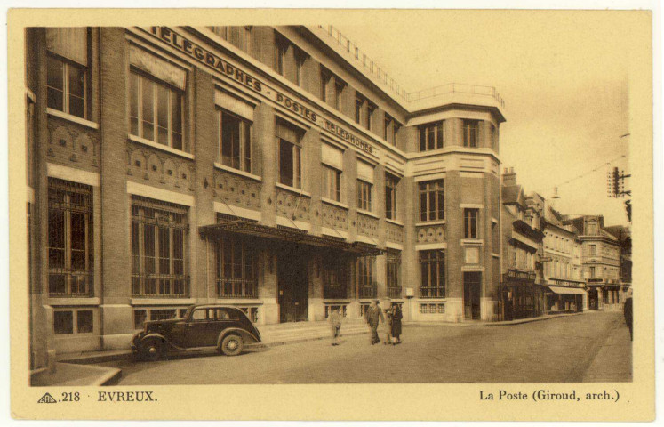 Evreux-Ville. La Poste.