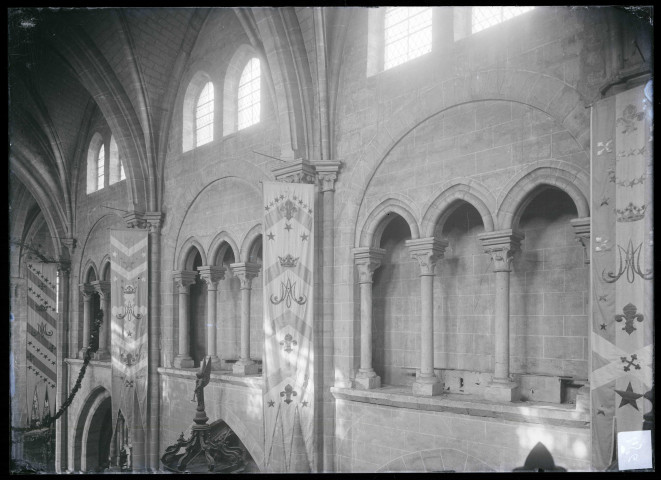 Intérieur de l'église de Pacy-sur-Eure (Eure).