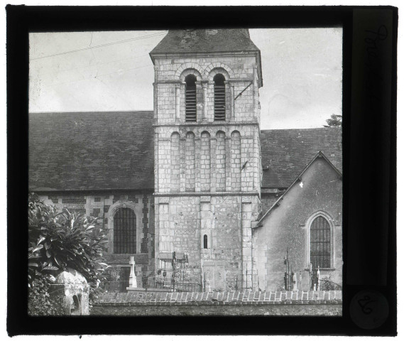Église de Brestot (Eure), clocher.