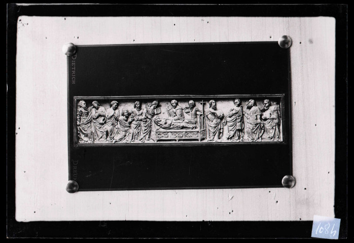 Église d'Ézy-sur-Eure (Eure), retable "La mort de la Vierge".