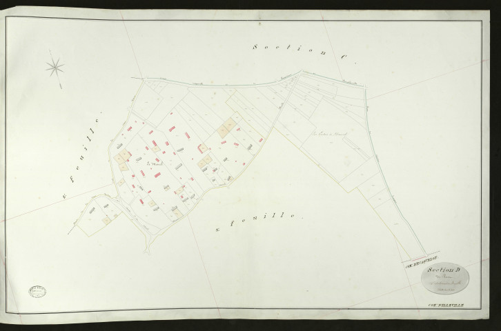 Illeville-sur-Montfort. Section D _ du Ruet _ 4e et dernière Feuille