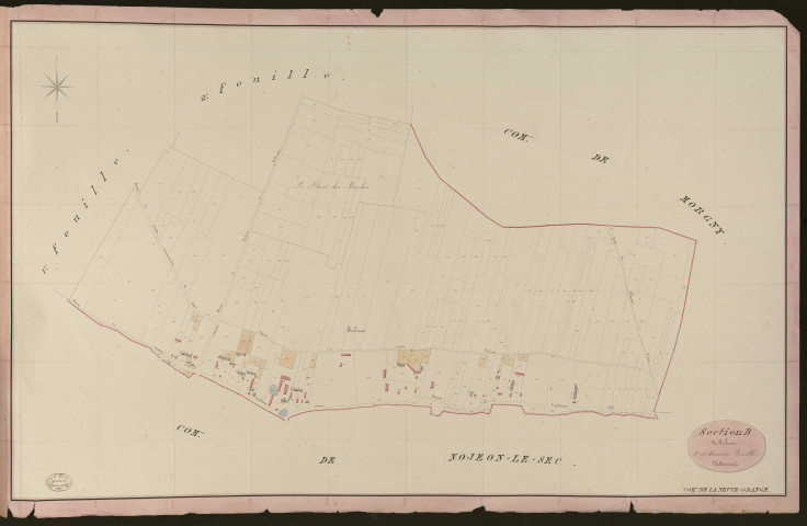 Neuve-Grange (La). Section B _ de Frileuse _ 3e et dernière Feuille