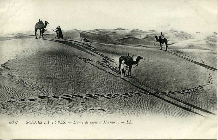 Dunes de sable et Méchara