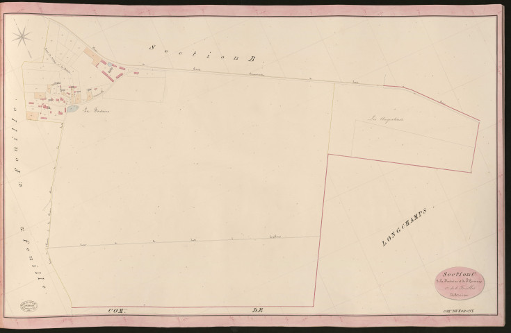 Morgny. Section C _ de la Fontaine et de St Germain _ 1re de 6 Feuilles