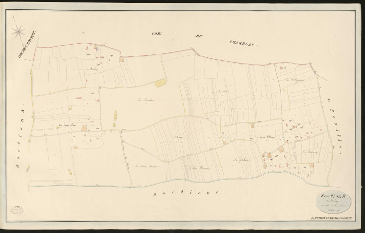 Trinité-du-Mesnil-Josselin (La). Section B _ du Boulay _ 1re de 2 feuilles