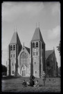 Façade de l'église Notre-Dame d'Écouis (Eure).