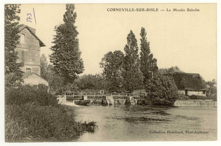 Corneville-sur-Risle. Le Moulin Babolin.