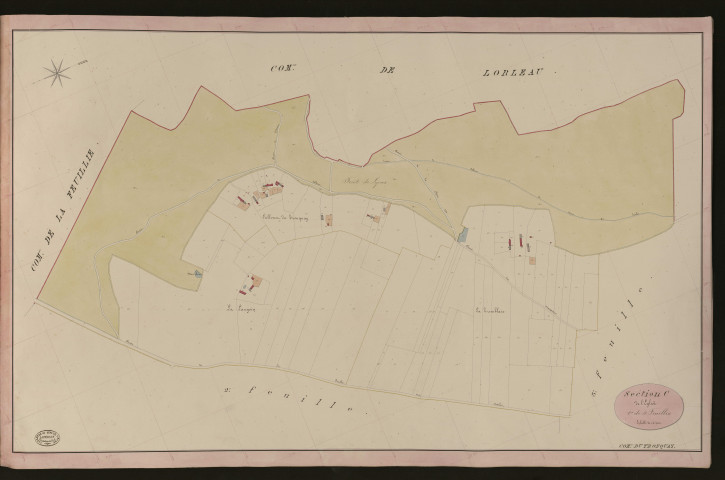 Tronquay (Le). Section C _ de l'Eglise _ 1re de 4 Feuilles