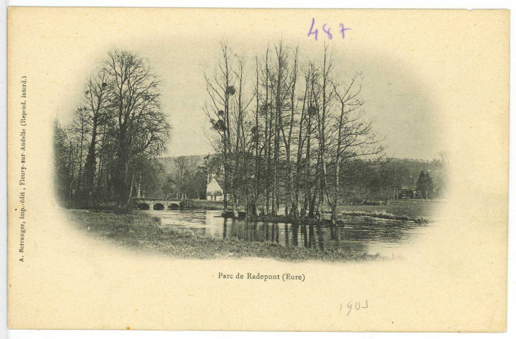 Radepont. Parc de Radepont.