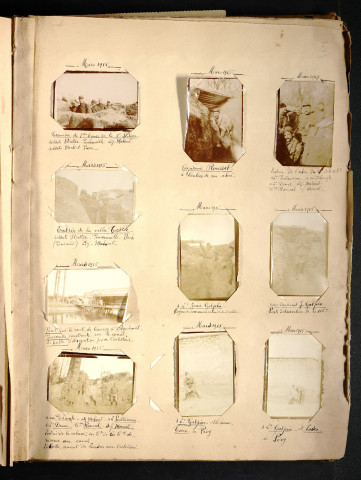 "Sous lieutenant Galpin et la chienne Tosca à Pévy."