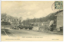 Pont-Audemer. Le Barrage (amont).