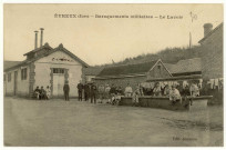 Evreux-Ville. Baraquements militaires-Le Lavoir.